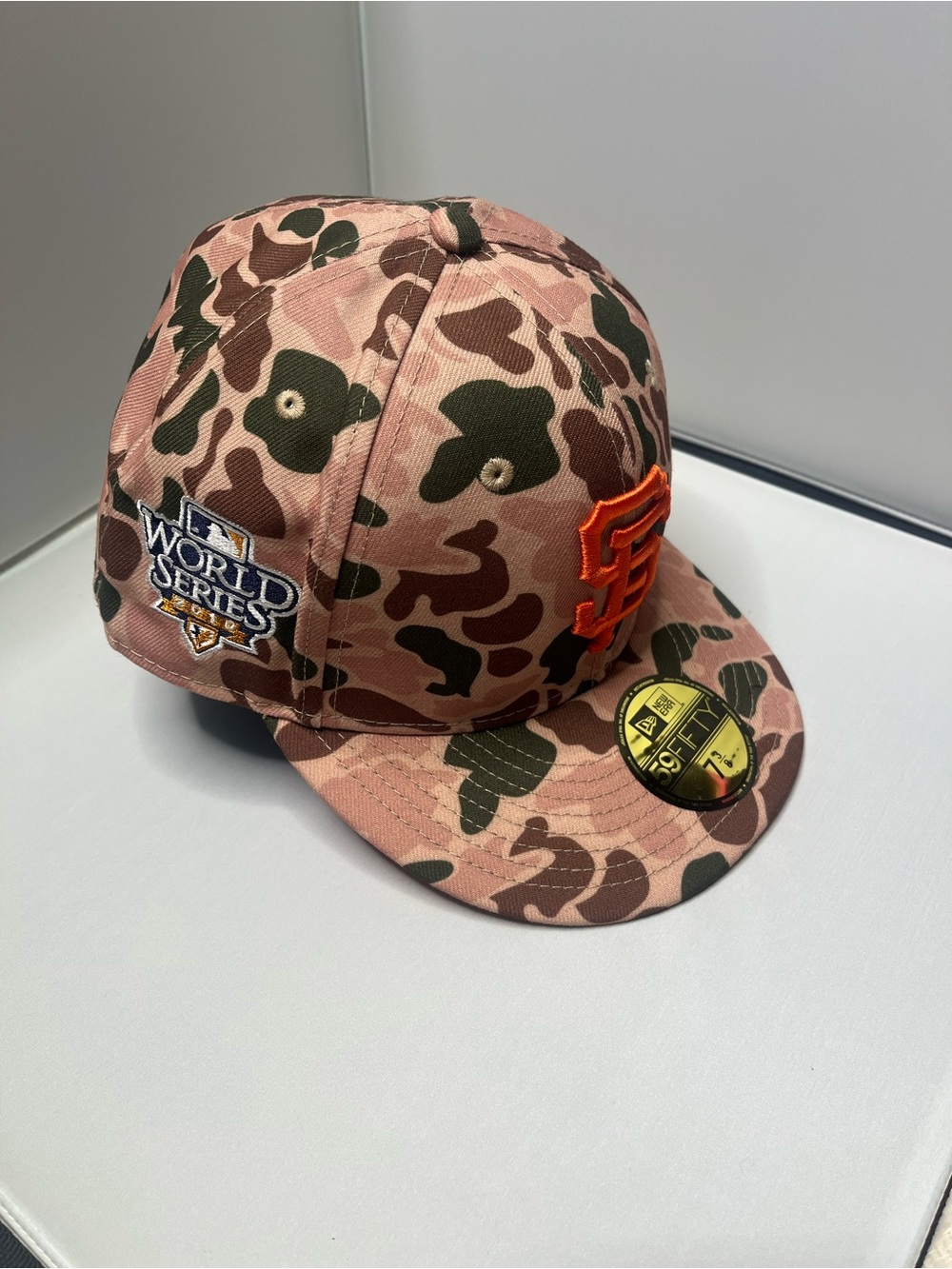 New Era MLB San Francisco Giants Duck Camo 2010 World Series Fitted Hat Cap 7 38